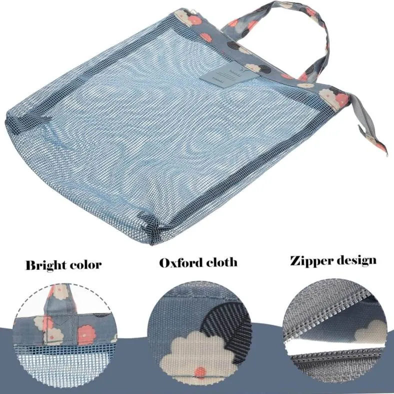 Swimming Beach Mesh Bag Swimwear Storage Bag for Kids
